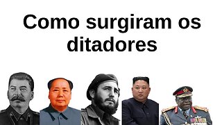 Como surgiram os ditadores mundiais? - Live de 20/08/2025
