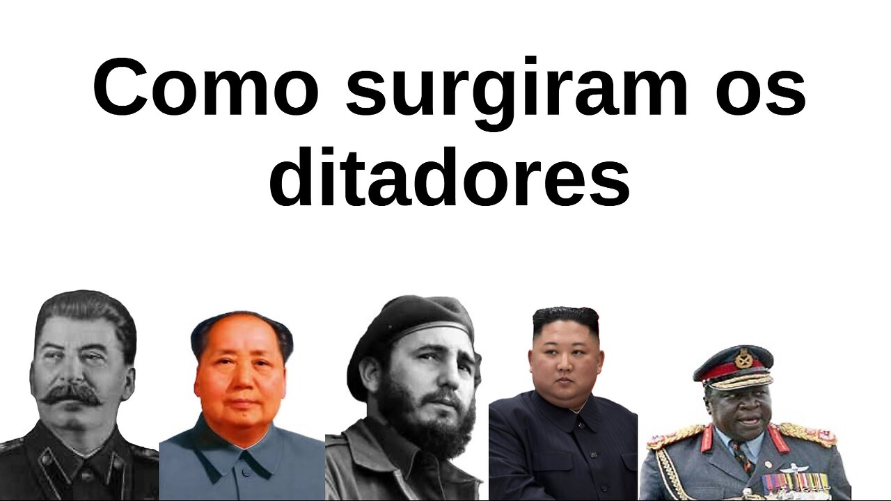 Como surgiram os ditadores mundiais? - Live de 20/08/2025