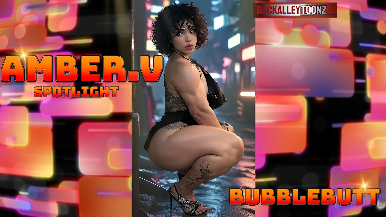AMBER V SEXY HOT MODEL SPOTLIGHT FOR BACKALLEYTOONZ