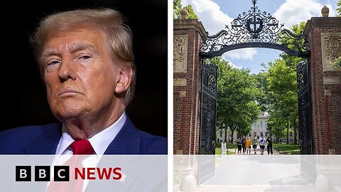 US President Trump blocks Harvard from enrolling foreign students | BBC News