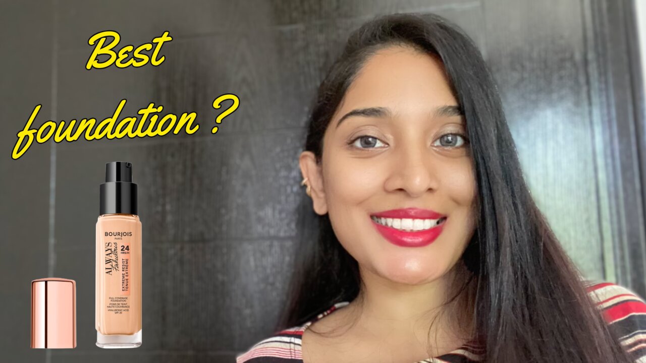 Bourjois Foundation Review | Bourjois Always Fabulous 24H Full Coverage Foundation #makeup