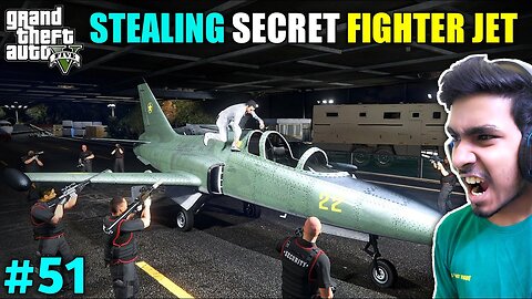 Stealing Fighter Jet Gone Wrong | GTA V Gameplay #51