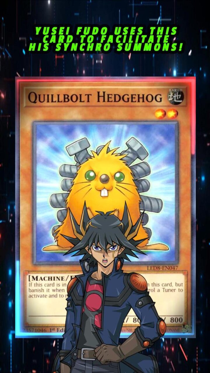 Yu-Gi-Oh! Duel Links - QUILLBOLT HEDGEHOG - TRIVIA YOU PROBABLY DIDNT KNOW!#yugiohduellinks #shorts