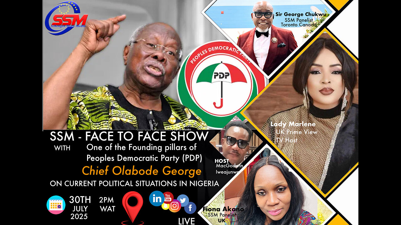 SSM -FACE TO FACE with Chief Bode George