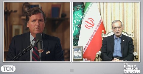 Tucker Carlson Interviews President of Iran Masoud Pezeshkian (7-7-2025)
