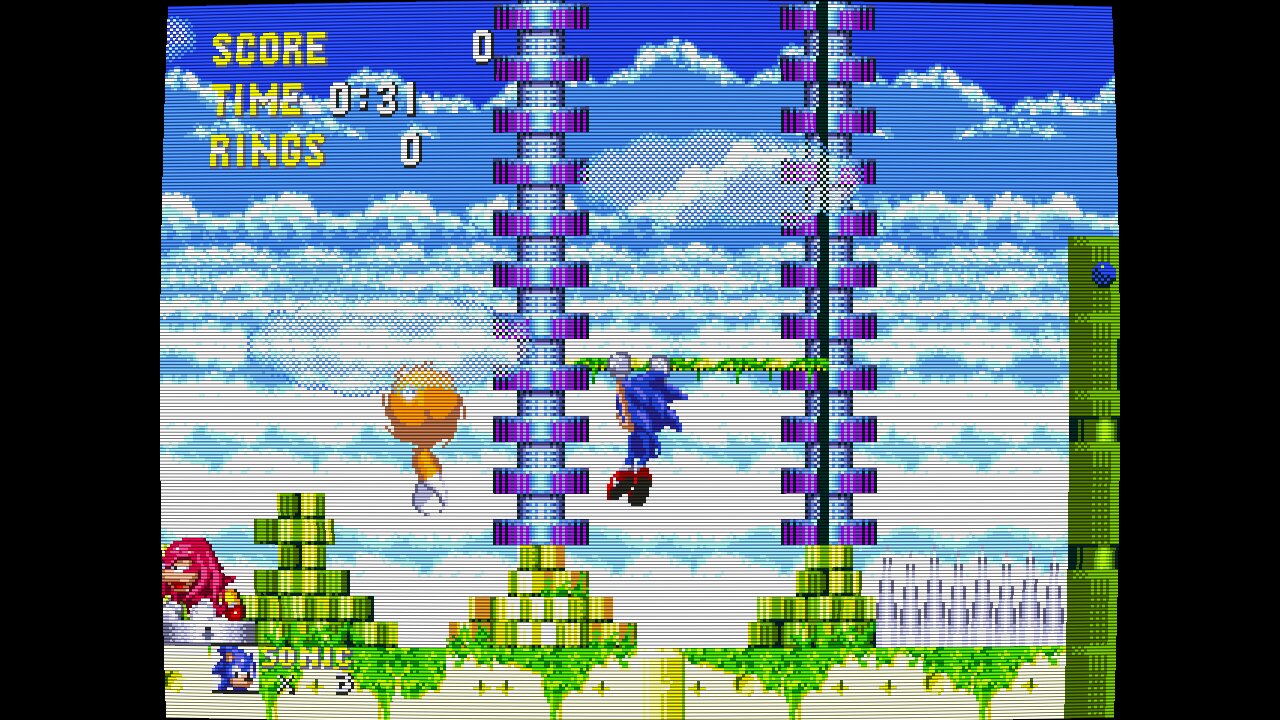 Sonic 3 and Knuckles (1994) Part 12 - Sky Sanctuary Zone