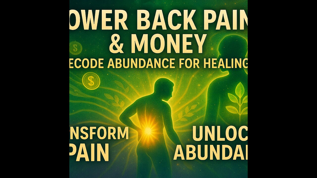 Lower Back Pain & Money: Decode Abundance for Healing