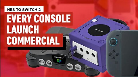 NES to Switch 2 - All Nintendo Console Launch Commercials