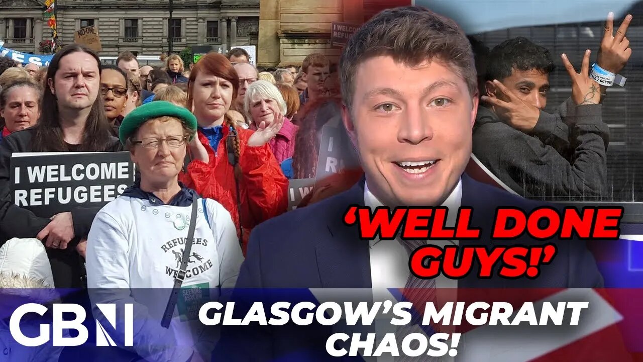 Patrick Christys "Congratulates" Glasgow Migrant Protesters as Crisis Becomes 'Untenable'