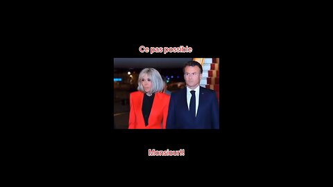 Brigitte and macron punch up