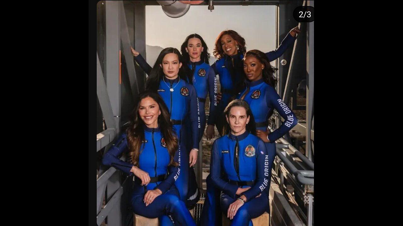TRUTH OF BLUE ORIGIN...VIDEO EVIDENCE OF THE FEMINIST GODDESSES TAKING OVER BLUE ORIGIN