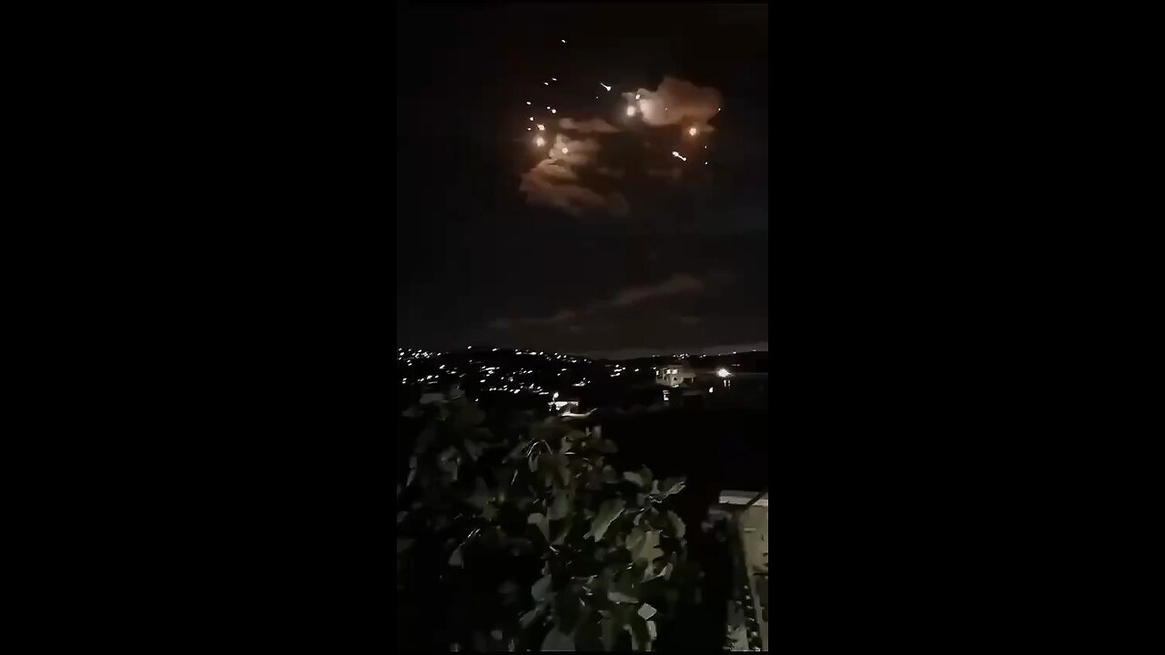 Rain of missiles upon Israel.
