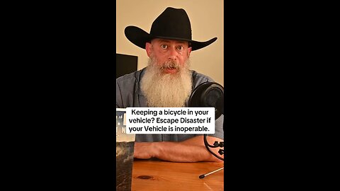 Keeping a bicycle in your vehicle? Escape Disaster if your Vehicle is inoperable