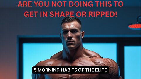⏰ 5 MORNING HABITS OF THE WORLD'S ELITE ATHLETES (UNDER 10 MINUTES TOTAL) ⏰