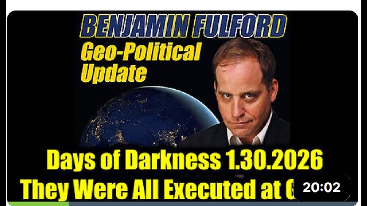 Benjamin Fulford 30.1.2026