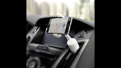 360° Rotatable Car Vent Phone Mount That Keeps Your Phone Away from Cool or Hot Air
