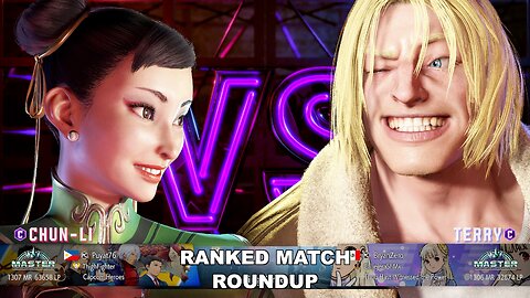 Kuya Kalbo SF6 Ranked Match Roundup. Chun Li Master Rank [Hori Fight Stick]
