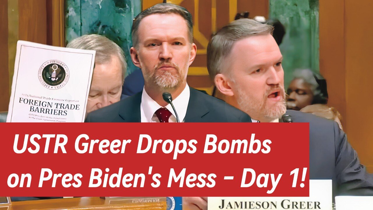 America Fights Back: Greer Exposes Global Rip-Offs in Senate Speech