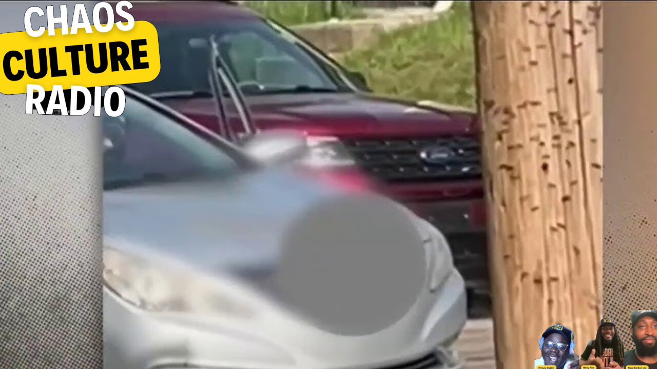 A Woman Caught In Broad Daylight Defecating On A Vehicle