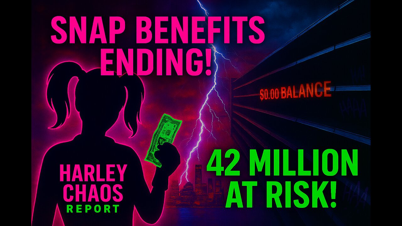 💥 SNAP Benefits ENDING — 42 Million at Risk! Harley Reacts to the Shutdown Chaos!