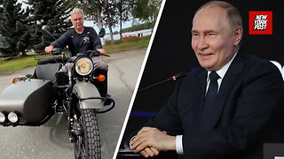 Putin gifts motorcycle to Alaskan man who complained about Russian sanctions