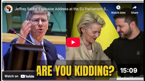 "Jeffrey Sachs' Unforgettable Speech at EU Parliament Reshapes European Perspective"