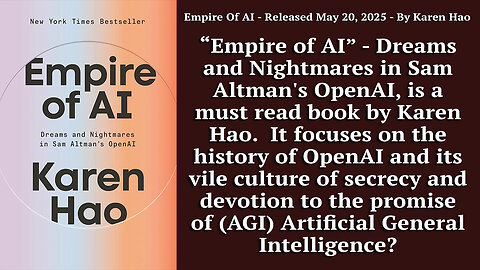 Karen Hao - Silicon Valley Insider EXPOSES Cult-Like AI Companies