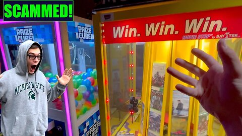 SCAMMED AGAIN AT THE ARCADE!