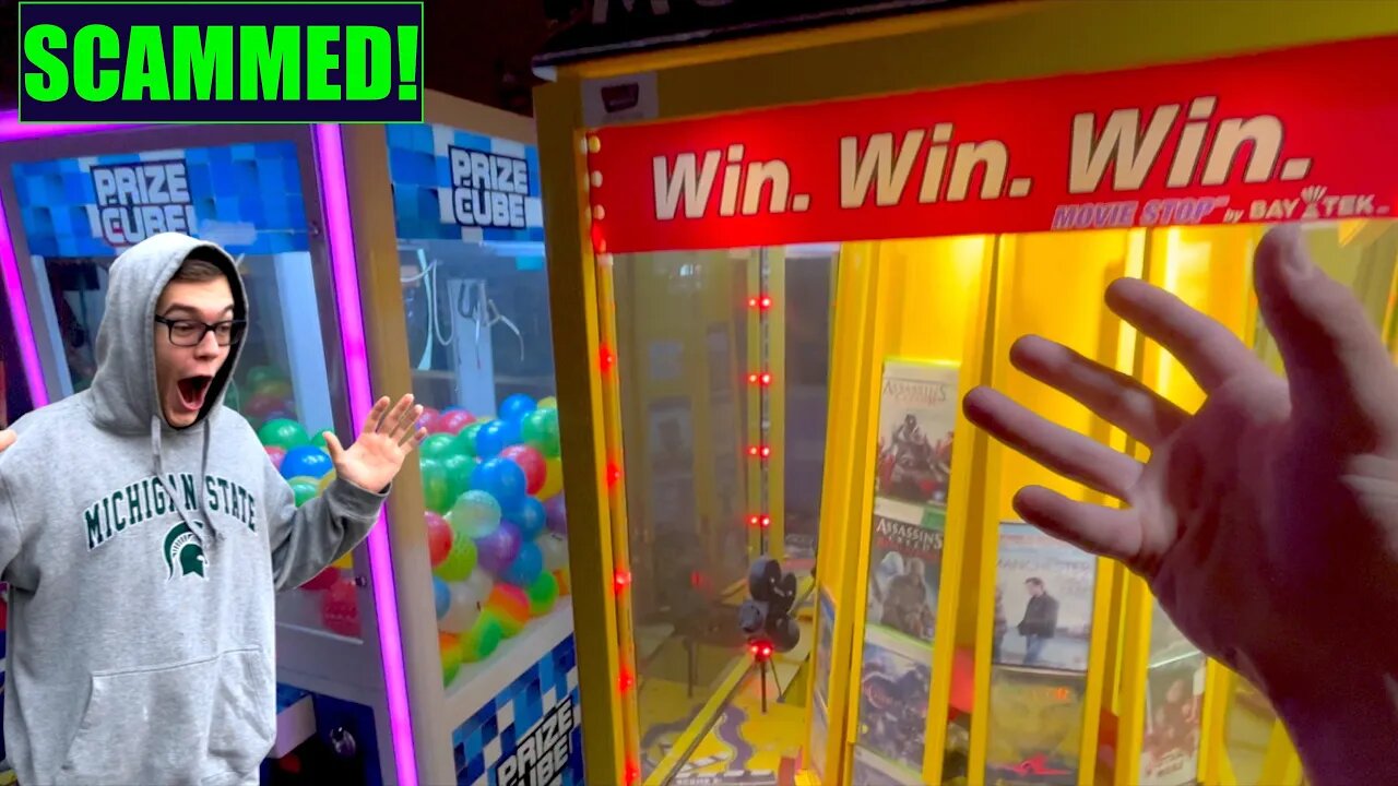 SCAMMED AGAIN AT THE ARCADE!