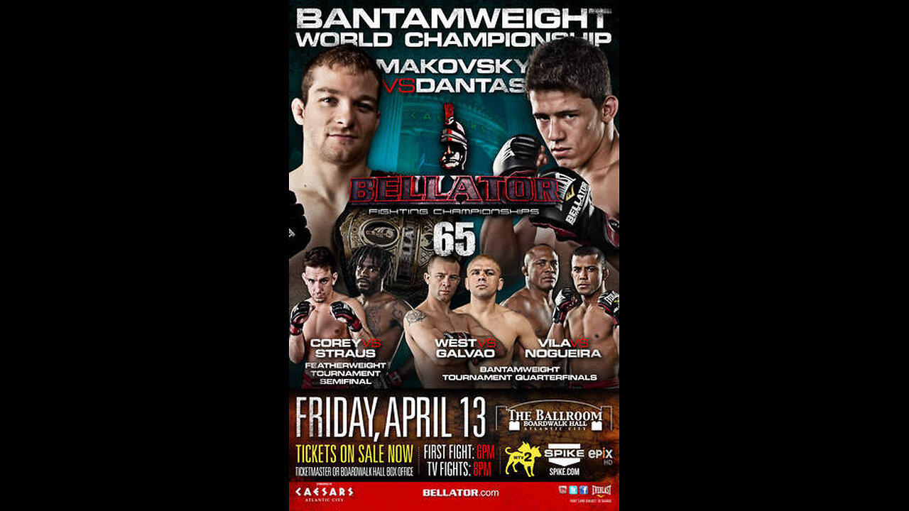 Bellator FC 65 - Apr 13 2012 - Boardwalk Hall, Atlantic City, NJ