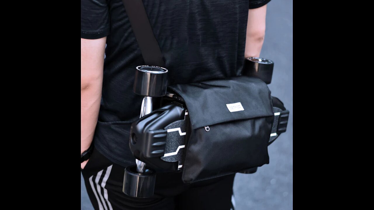 2-in-1 Backpack for Carrying The Complete Longboard, Skateboard or Surf Skate