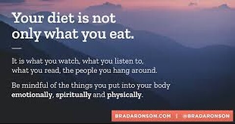 RE: Don't Poison Your Brain With What You Watch Or Think (The MIND/Soulfood)