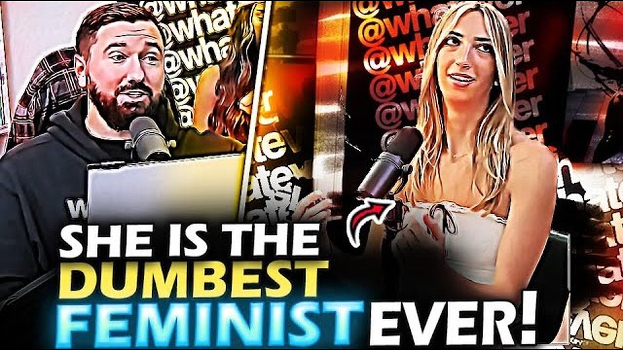 FEMINIST proves just how DUMB she is when CONFRONTED with simple LOGIC