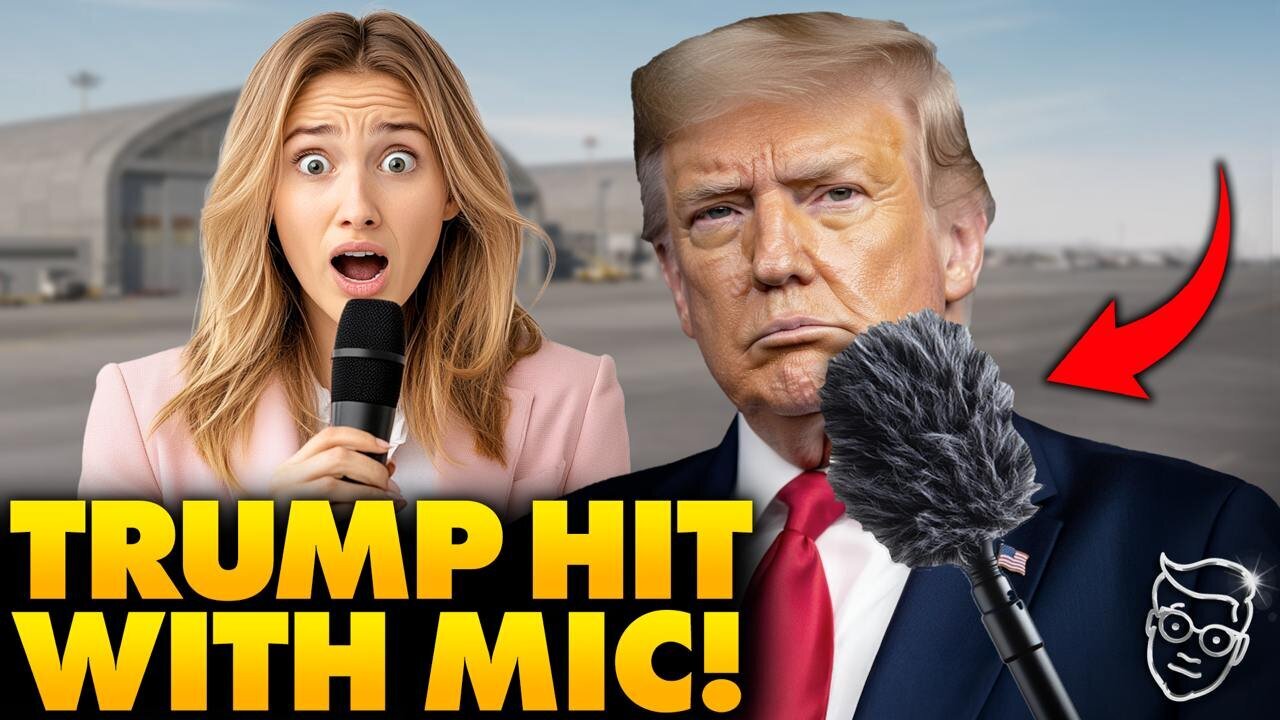 Reporter HITS Trump in Face with Massive Microphone on LIVE-TV, Trump's ReactionStuns: 'To