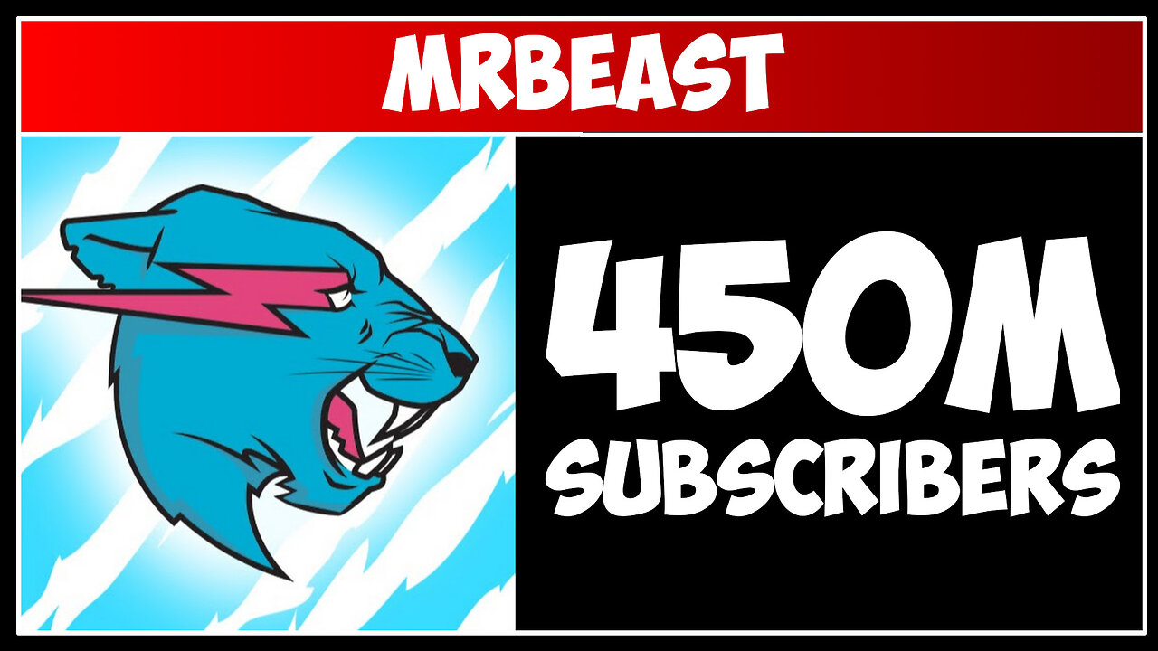 MrBeast - 450M Subscribers!