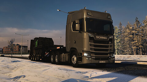 Scania 590 S Delivering 10t Crawler Carrier From Umea SE to Lulea SE | ETS2