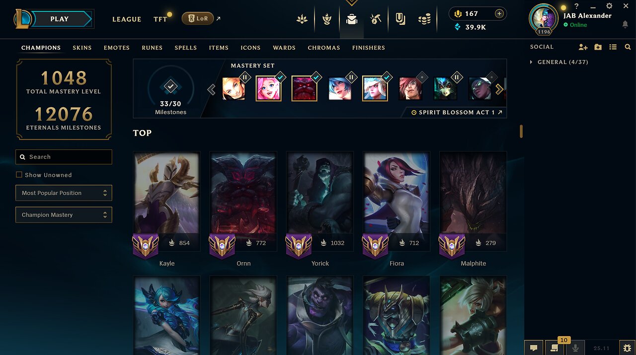 Playing LOL