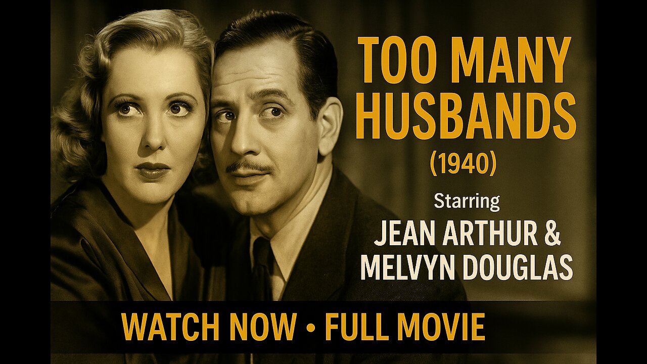 Too Many Husbands (1940) | Full Movie | Jean Arthur Romantic Comedy Classic