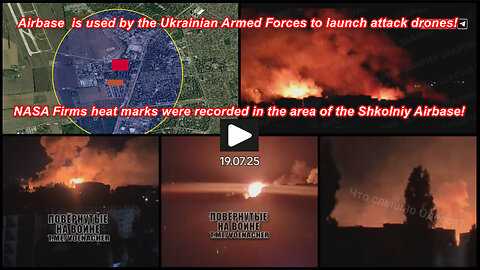 Odessa: Russian Geran-2 UAV-s strike on Ukrainian Shkolniy Airbase