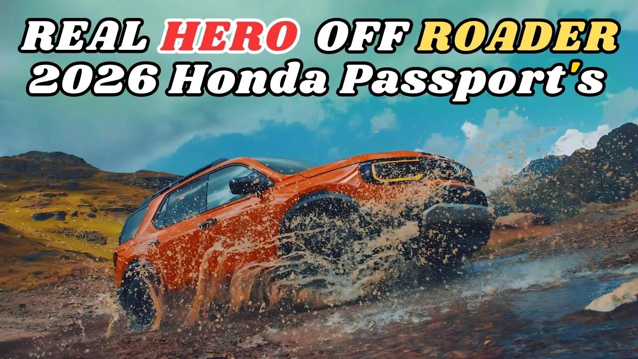 All-New 2026 Honda Passport First Look | Real Hero Off-Roader @AutoMotoc ​