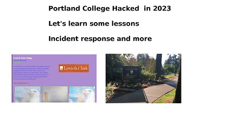 Lewis & Clark in Oregon Hacked