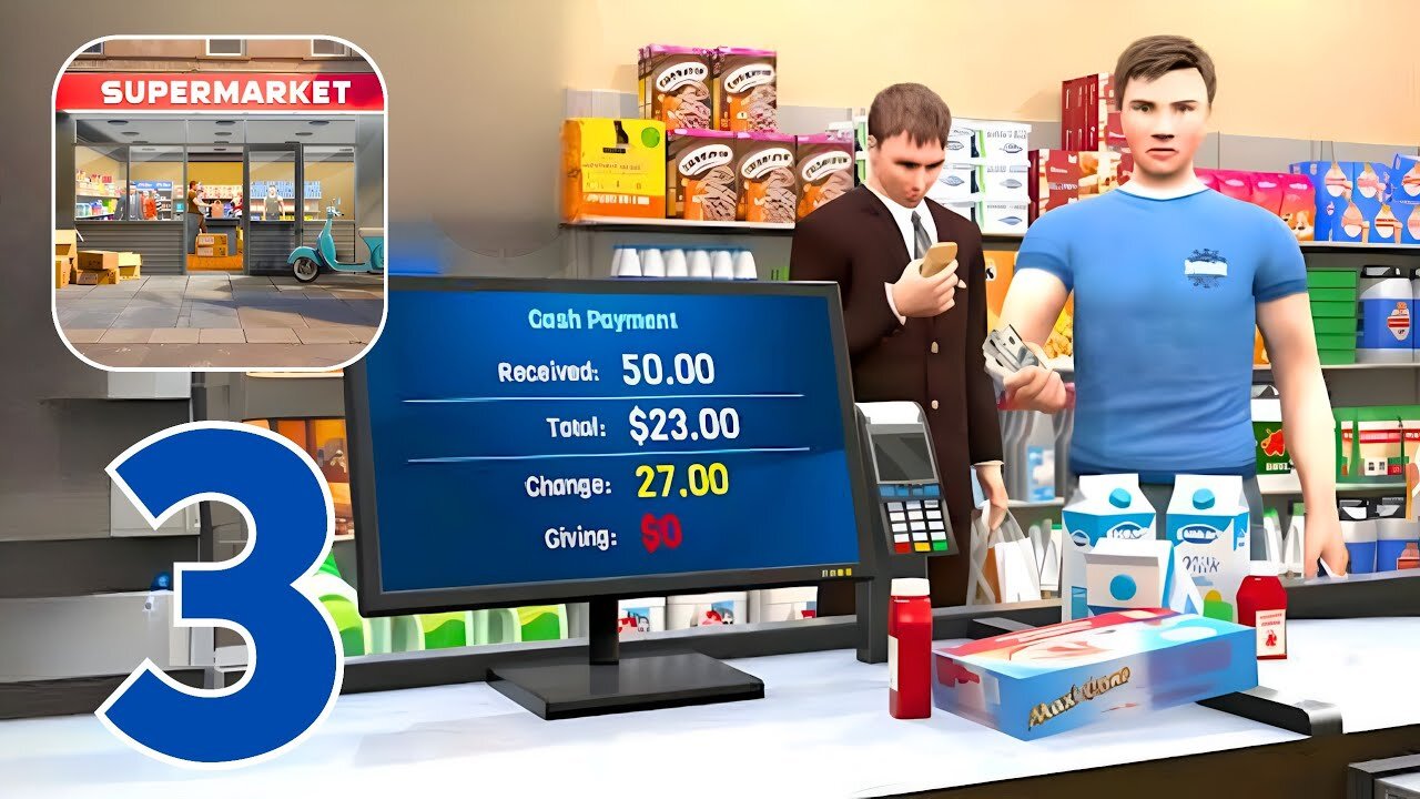 Manage Supermarket Simulator - Gameplay Walkthrough | Part 3 (Android)