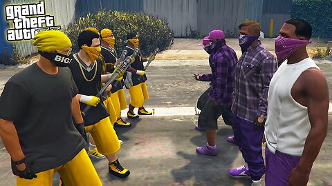 Ballas vs Vagos | GTA 5 NPC Gang War | Epic NPC Battle!