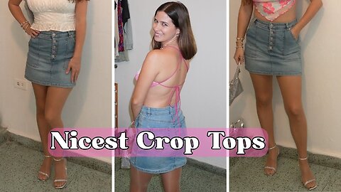 Dressing Up My Favorite Crop Tops and Mini Skirt