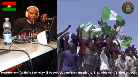 #EndSARS Mazi Nnamdi Kanu’s LIVE Situation Room Report – Protest Highlights via Radio Biafra