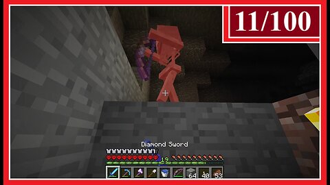Hardcore Minecraft 1.8: Day 11/100 - Lapis Mining