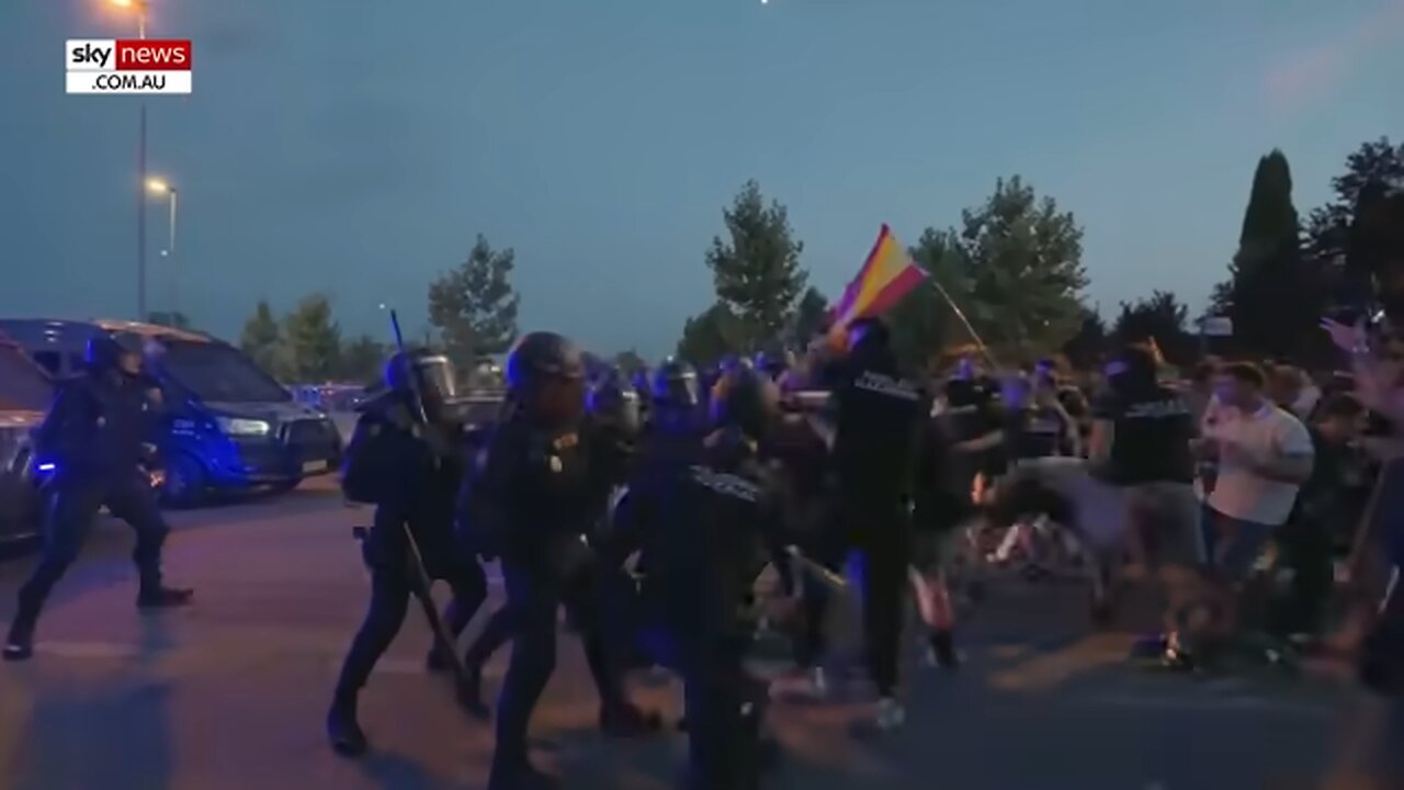 Spain in chaos as locals fight back after migrant gangs violently attack innocent people