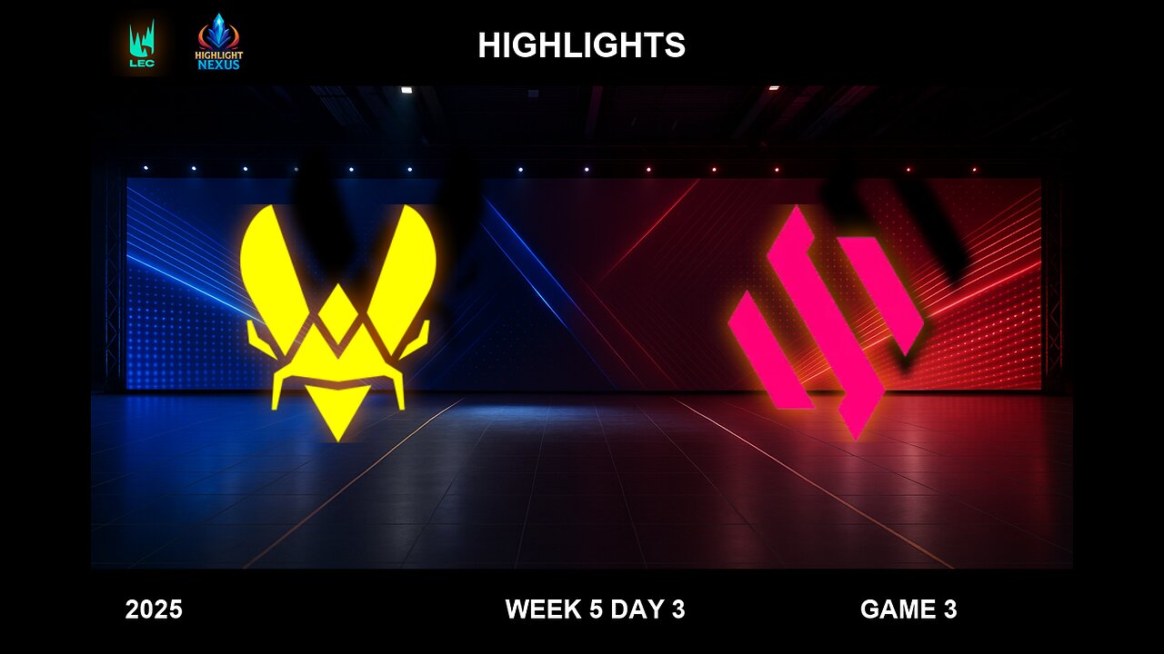 VIT vs BDS Highlights Game 3 - LEC Spring Split W5D3 2025 - Team Vitality vs Team BDS G3