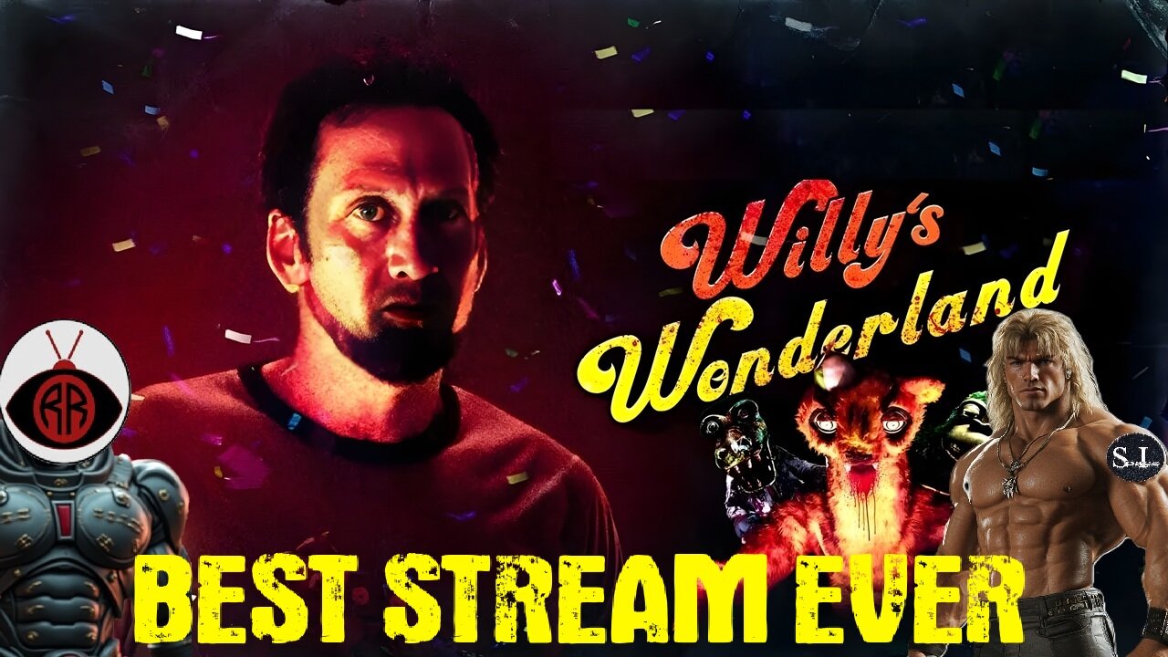 Space Ice & Redeye: Willy's Wonderland - Nicolas Cage vs Animatronics - Best Stream Ever