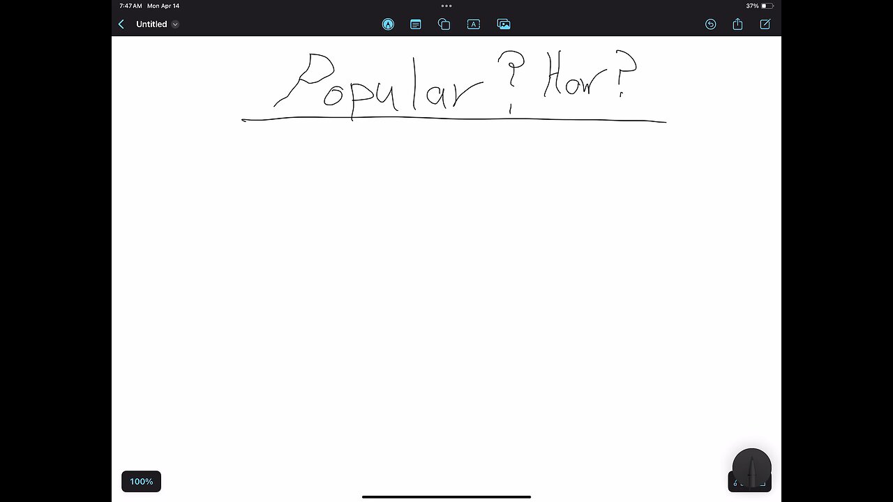 Popular? How and why